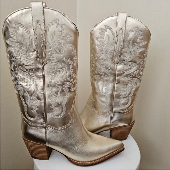 Jeffrey Campbell Dagget Western Boots Size 7 NEW - Picture 1 of 12